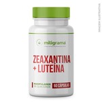 Ficha técnica e caractérísticas do produto Zeaxantina 1mg + Luteína 10mg - Miligrama