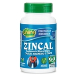 Ficha técnica e caractérísticas do produto Zincal Suplemento Cálcio, Magnésio e Zinco 950mg 60 cápsulas Unilife