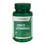 Ficha técnica e caractérísticas do produto Zinco com Vitamina e 250mg 60 Cápsulas - Macrophytus