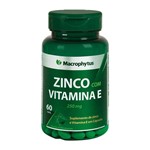 Ficha técnica e caractérísticas do produto Zinco com Vitamina E, 60 Cápsulas de 250mg - Macrophytus