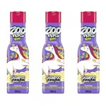 Ficha técnica e caractérísticas do produto Zoopers Kids Cabelos Lisos Shampoo 500ml (Kit C/03)
