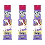 Ficha técnica e caractérísticas do produto Zoopers Kids Cabelos Lisos Shampoo 500ml - Kit com 03